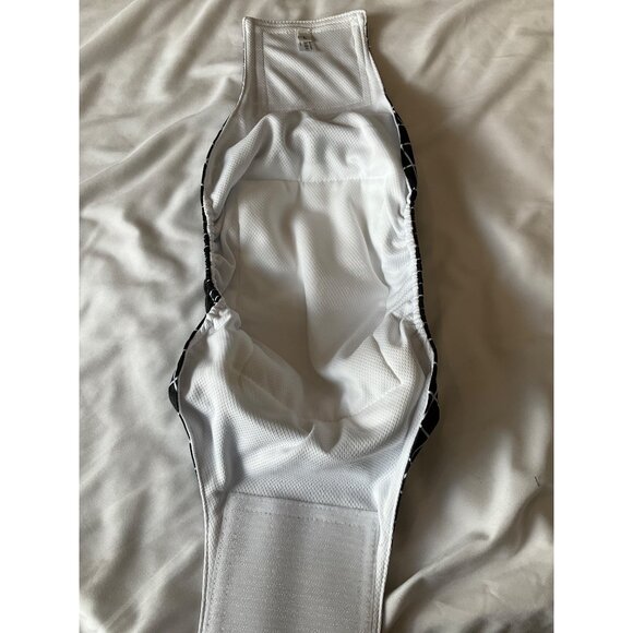 JoyDaog Washable Male Dog Belly Wrap - Pack of 2 - LARGE Black/White Green - Picture 5 of 5